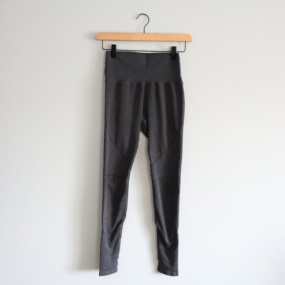 Alphalete Women's Grey Activewear Stretch Skinny High Waist Leggings - Picture 1 of 9